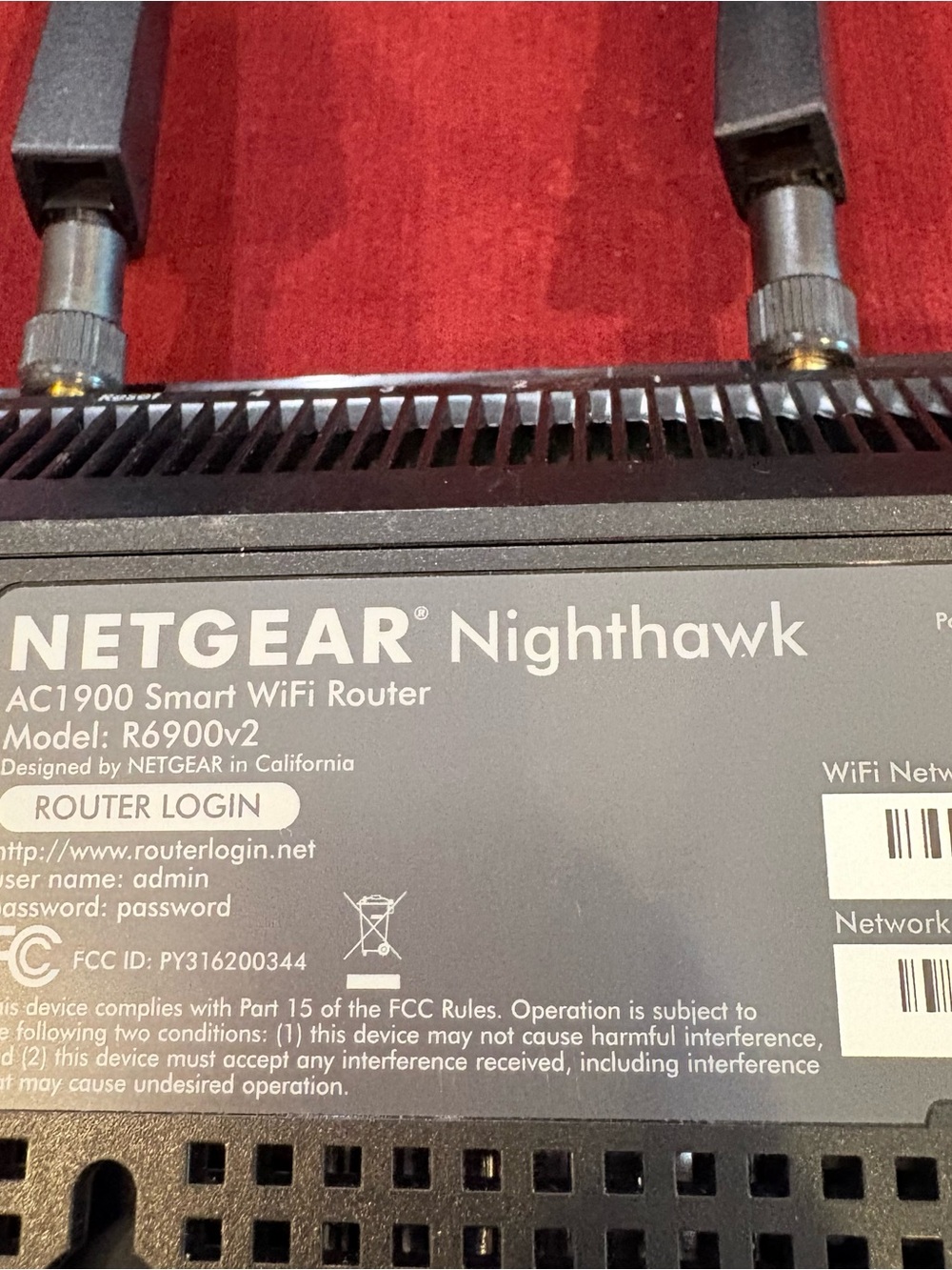 NETGEAR Nighthawk R7000 AC1900 Smart WiFi Router - Great Condition - Picture 4 of 5